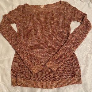 Mossimo Supply Co orange/copper colored long sleeve sweater. Size Medium